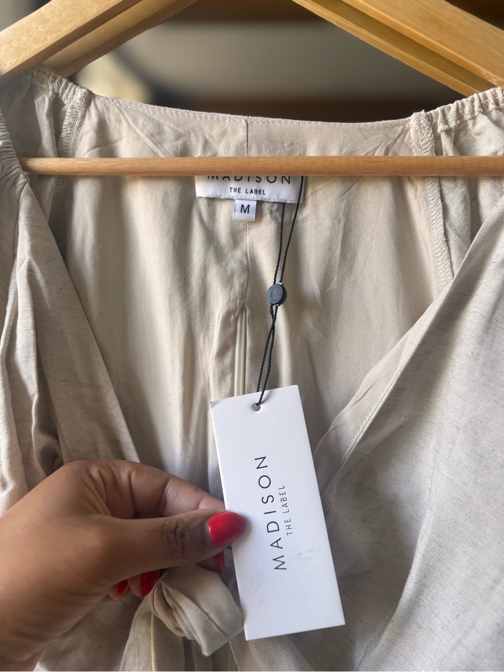 MADISON THE LABEL | NWT Immy tie top | size medium - Picture 5 of 6
